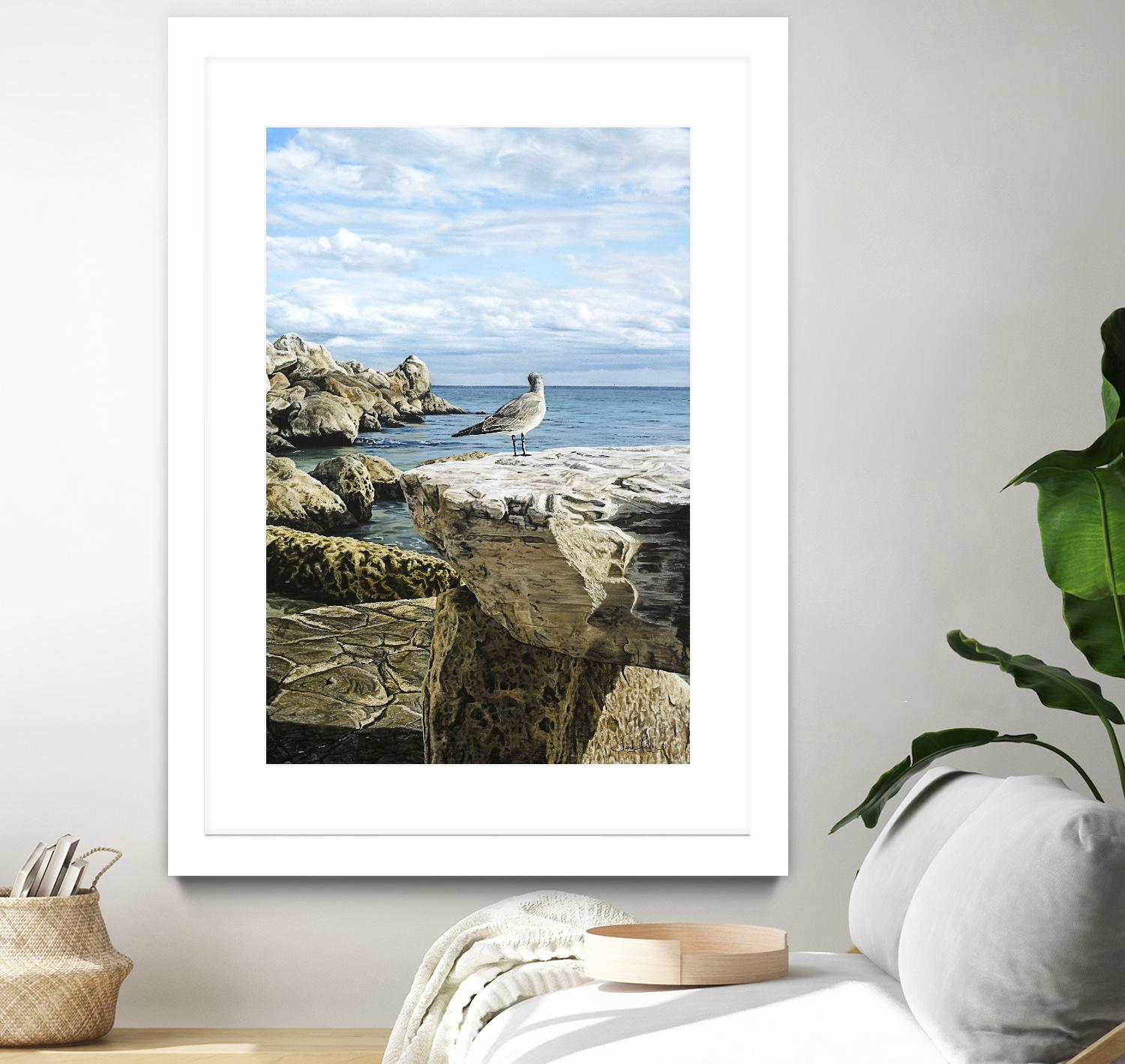 Sans titre by Sarah Fecteau on GIANT ART - grey sea scene