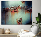Rust Frequencies I by Jean-François Dupuis on GIANT ART - blue abstract