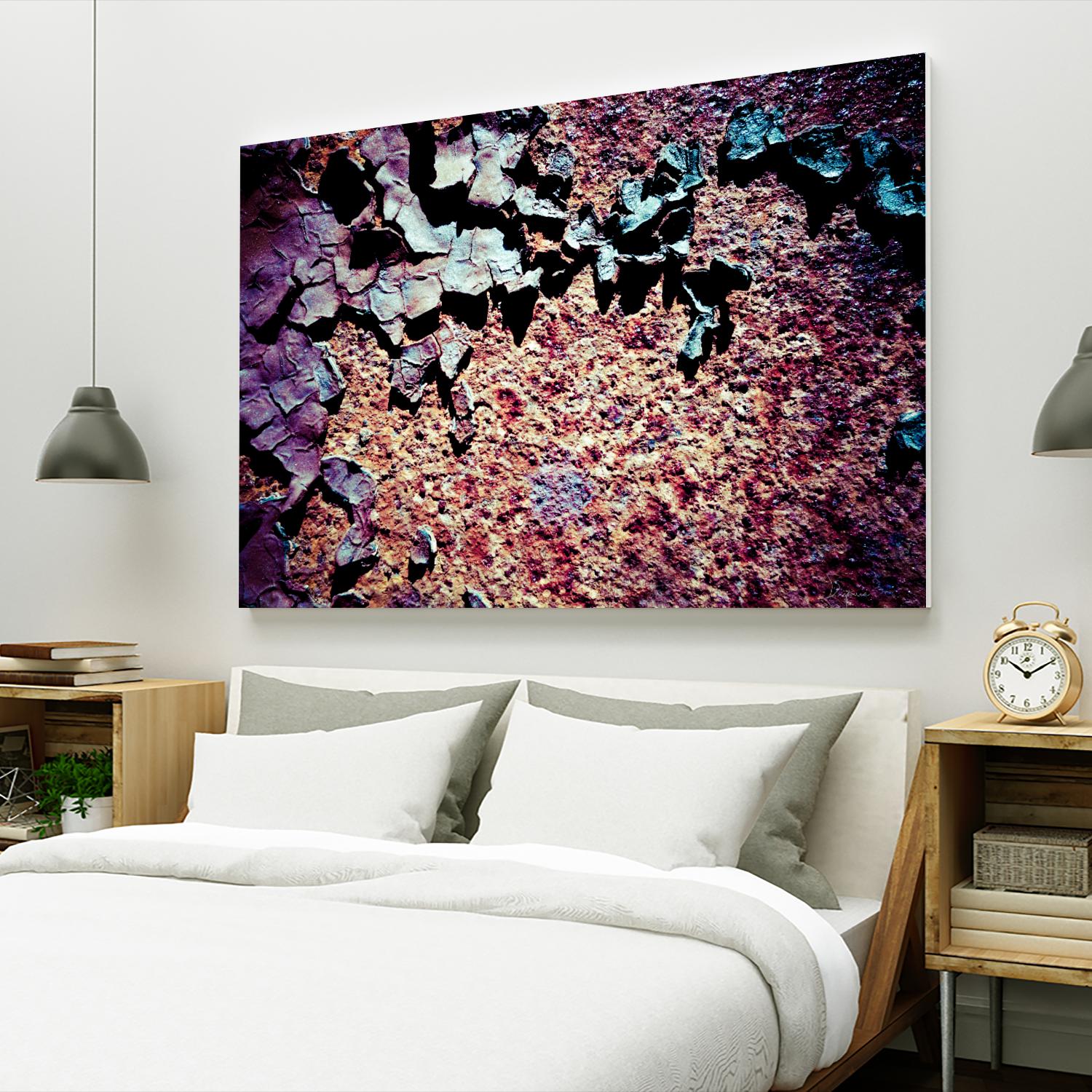 Purple Rust Up Close I by Jean-François Dupuis on GIANT ART - pink abstract canadian artists