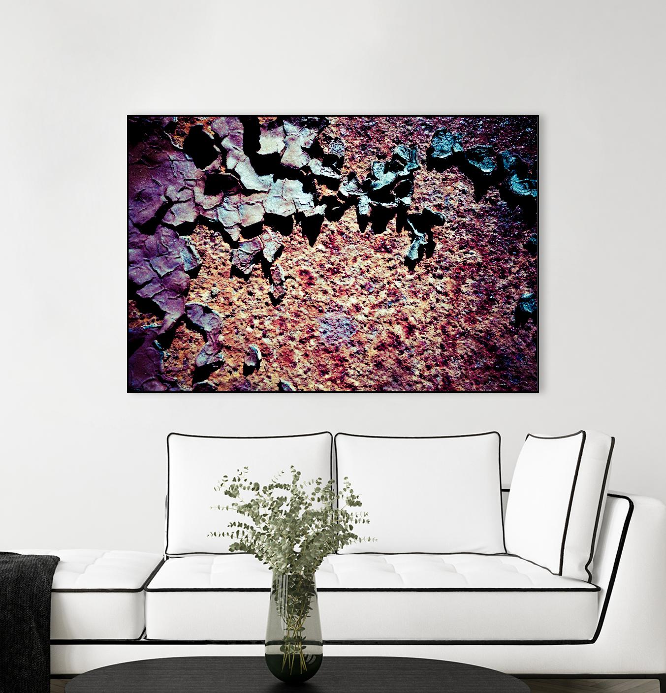 Purple Rust Up Close I by Jean-François Dupuis on GIANT ART - pink abstract canadian artists