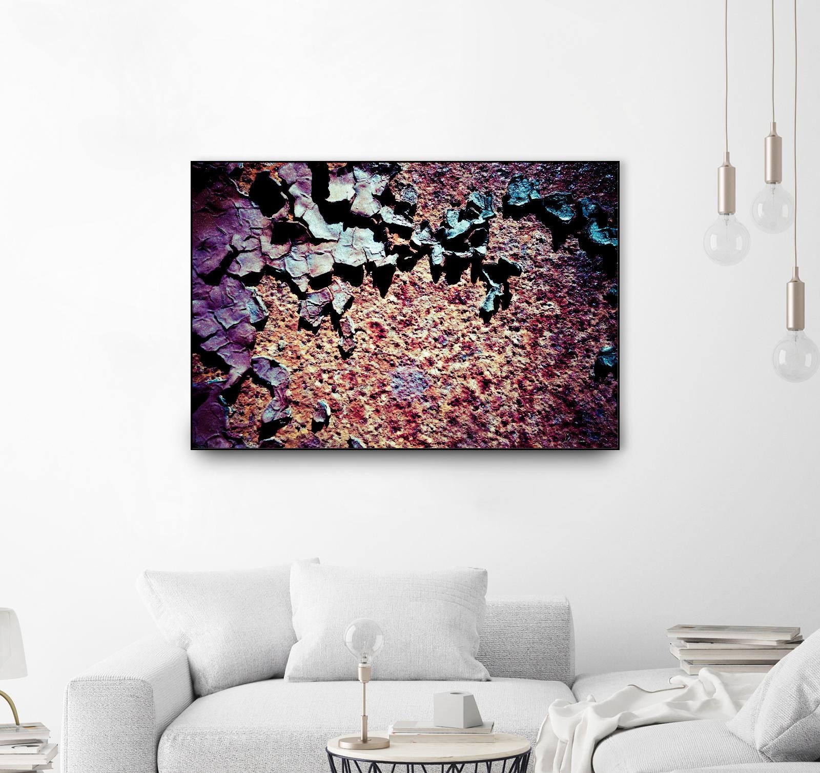 Purple Rust Up Close I by Jean-François Dupuis on GIANT ART - pink abstract canadian artists