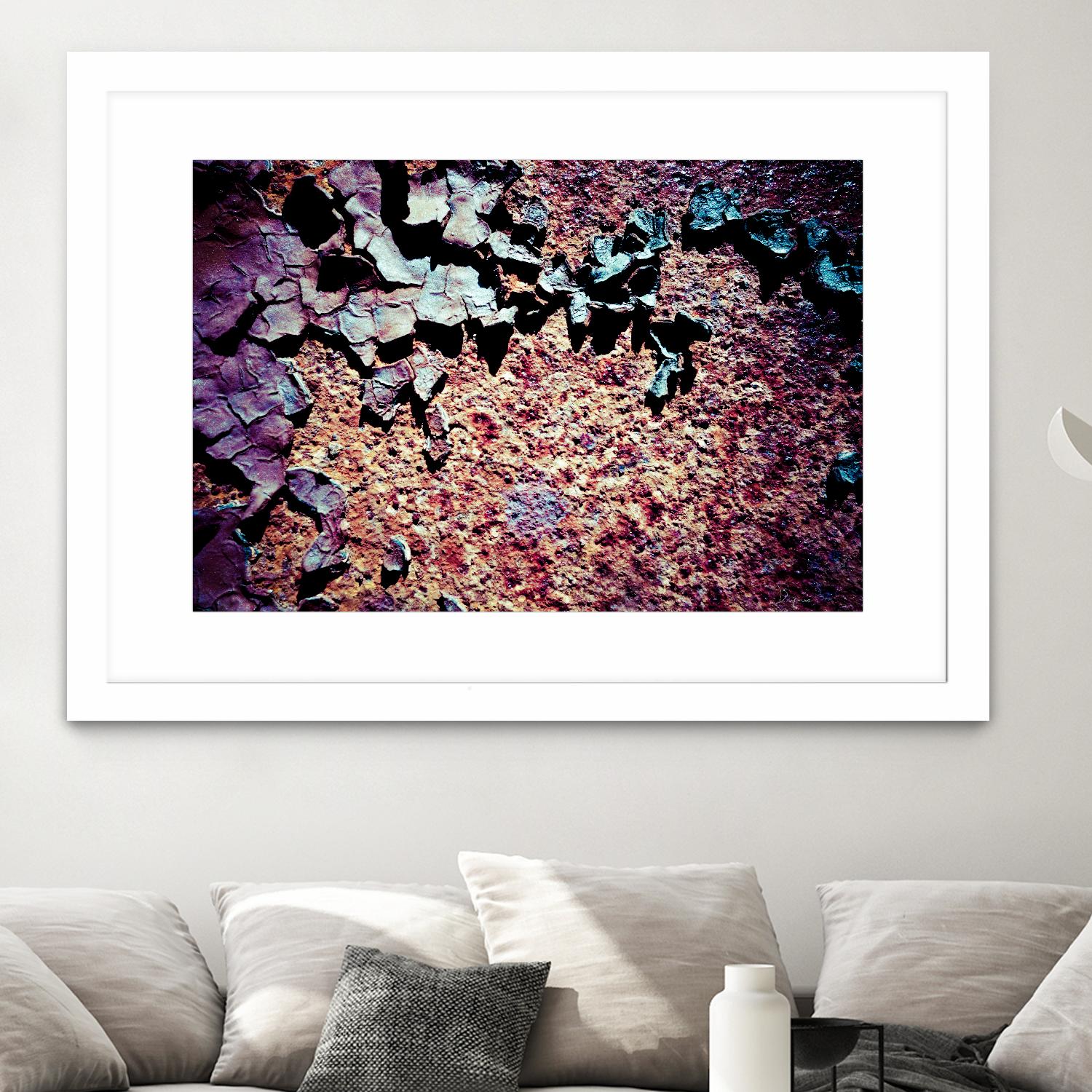 Purple Rust Up Close I by Jean-François Dupuis on GIANT ART - pink abstract canadian artists