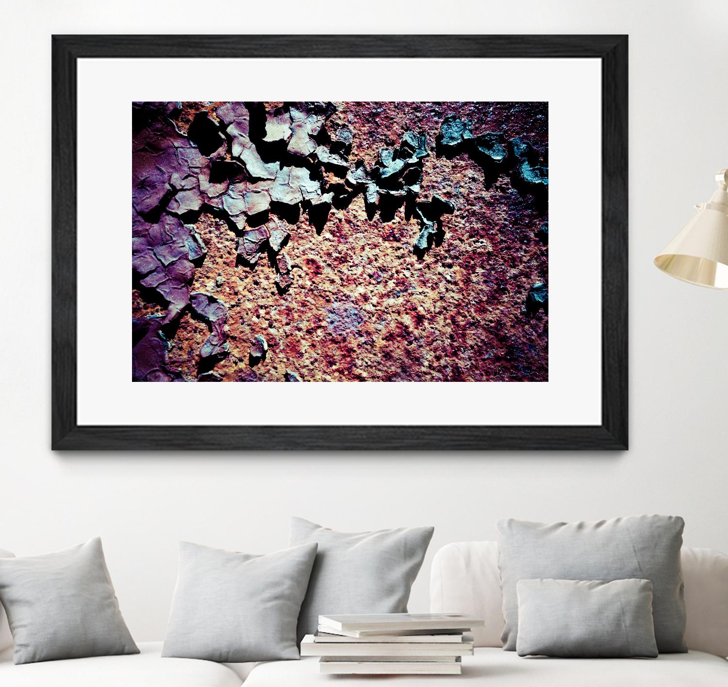 Purple Rust Up Close I by Jean-François Dupuis on GIANT ART - pink abstract canadian artists