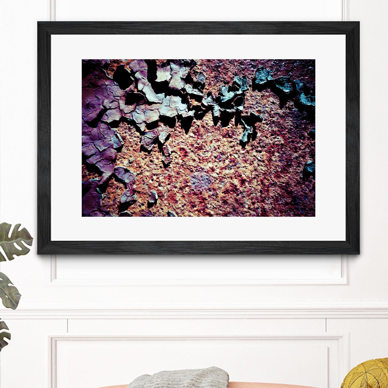 Purple Rust Up Close I by Jean-François Dupuis on GIANT ART - pink abstract canadian artists
