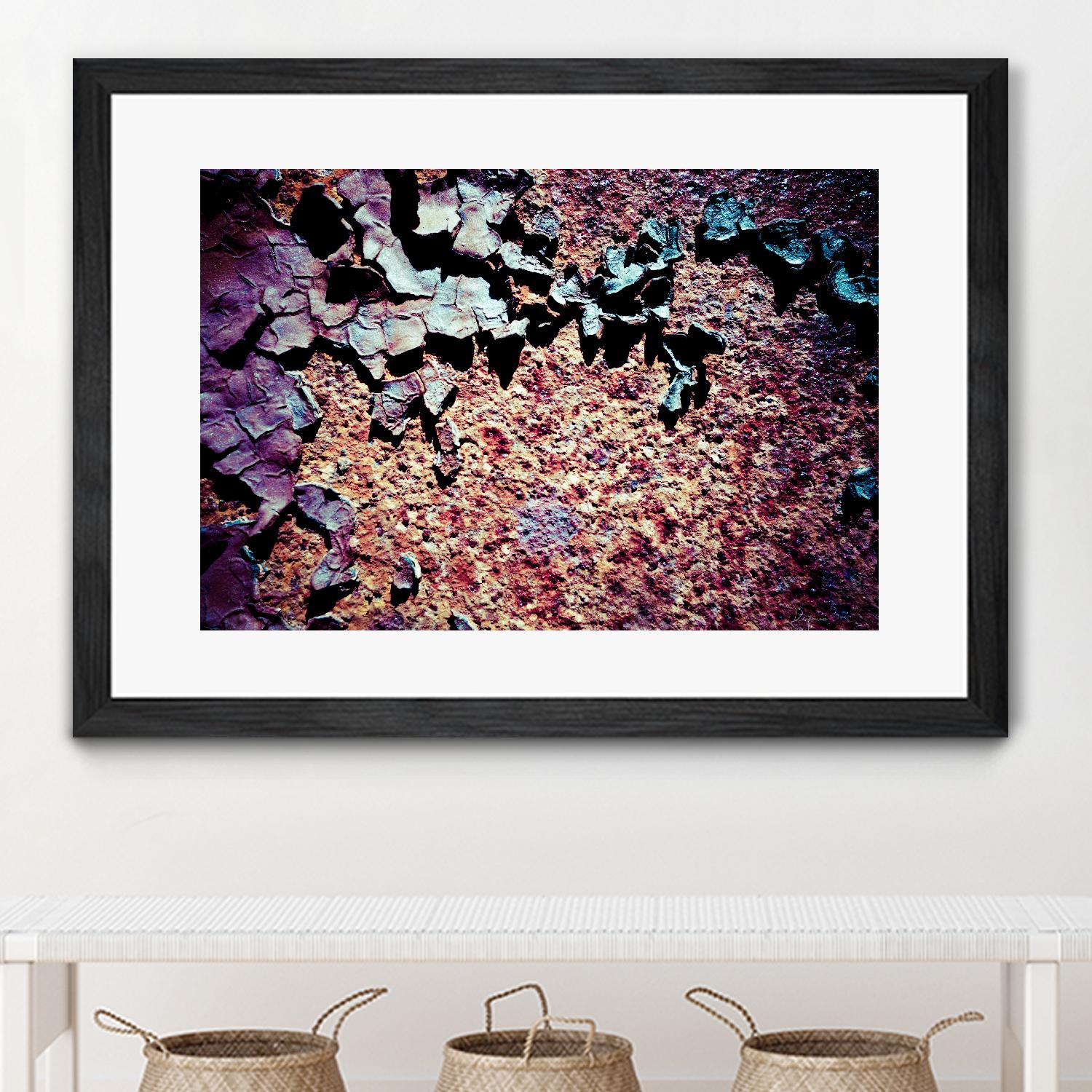 Purple Rust Up Close I by Jean-François Dupuis on GIANT ART - pink abstract canadian artists