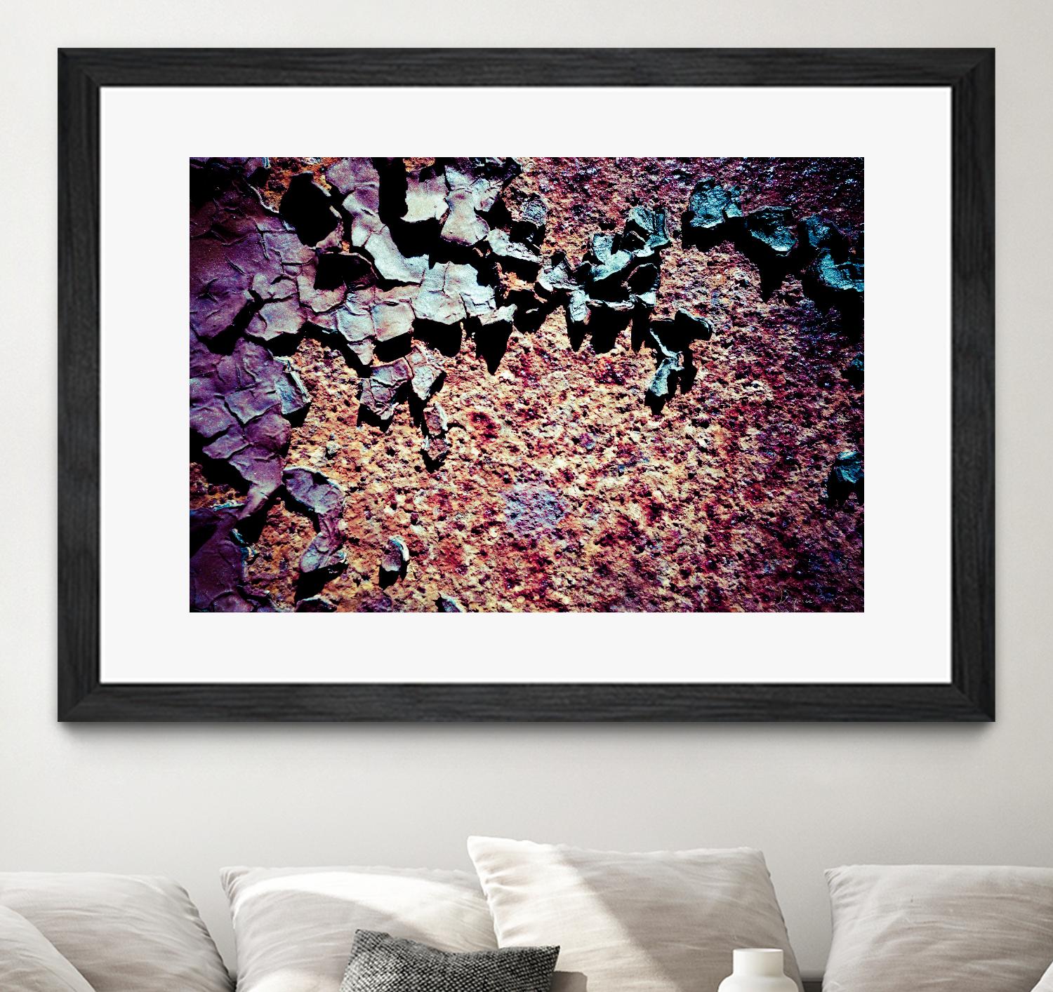 Purple Rust Up Close I by Jean-François Dupuis on GIANT ART - pink abstract canadian artists