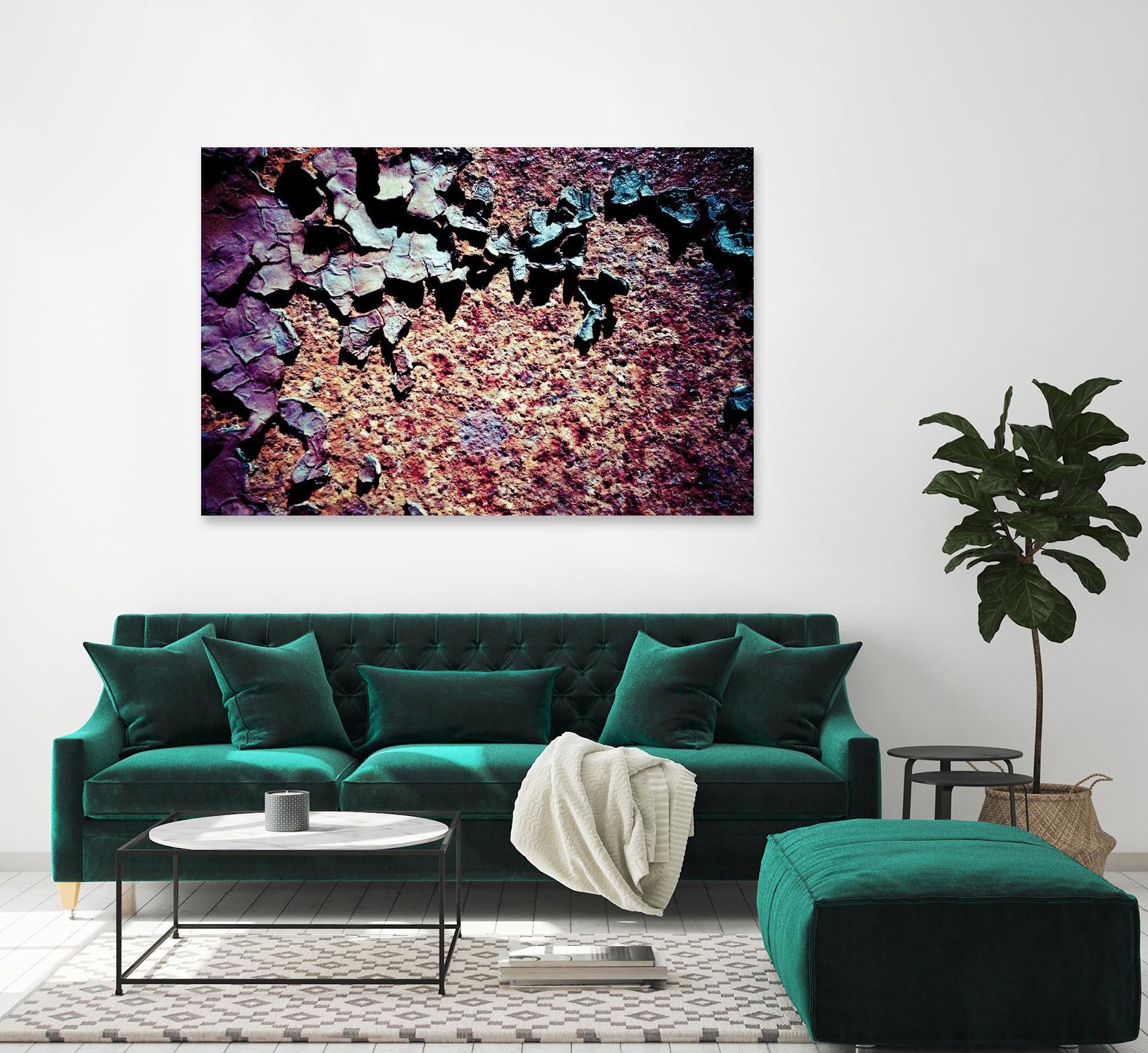 Purple Rust Up Close I by Jean-François Dupuis on GIANT ART - pink abstract canadian artists