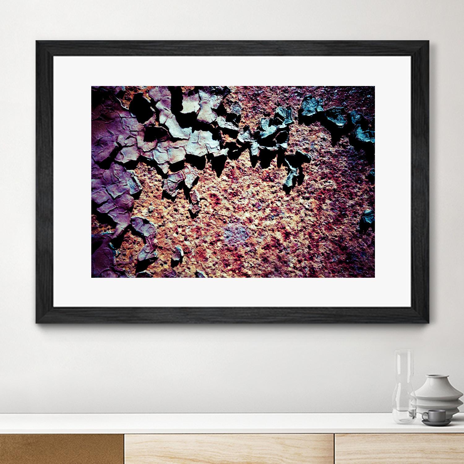 Purple Rust Up Close I by Jean-François Dupuis on GIANT ART - pink abstract canadian artists
