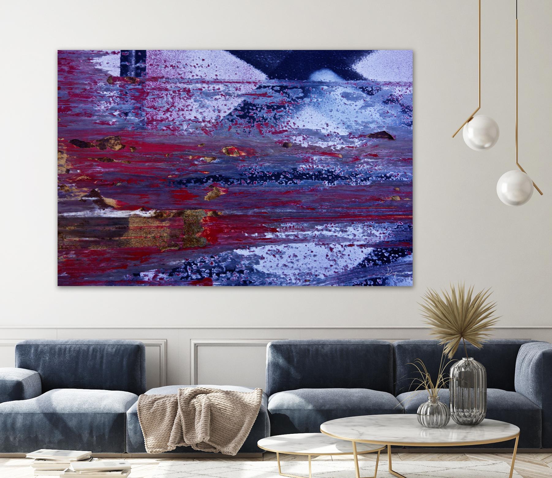 We Meet Halfway II by Jean-François Dupuis on GIANT ART - purple abstract