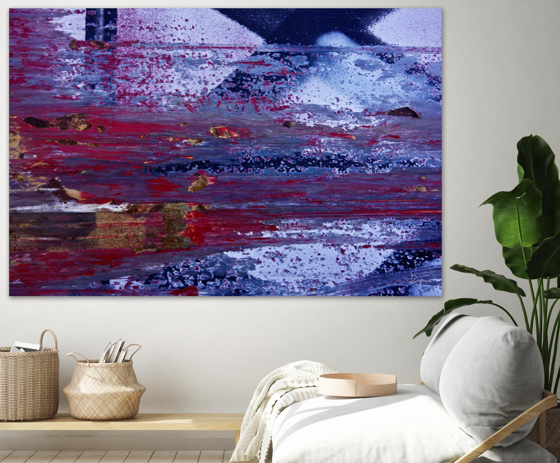 We Meet Halfway II by Jean-François Dupuis on GIANT ART - purple abstract