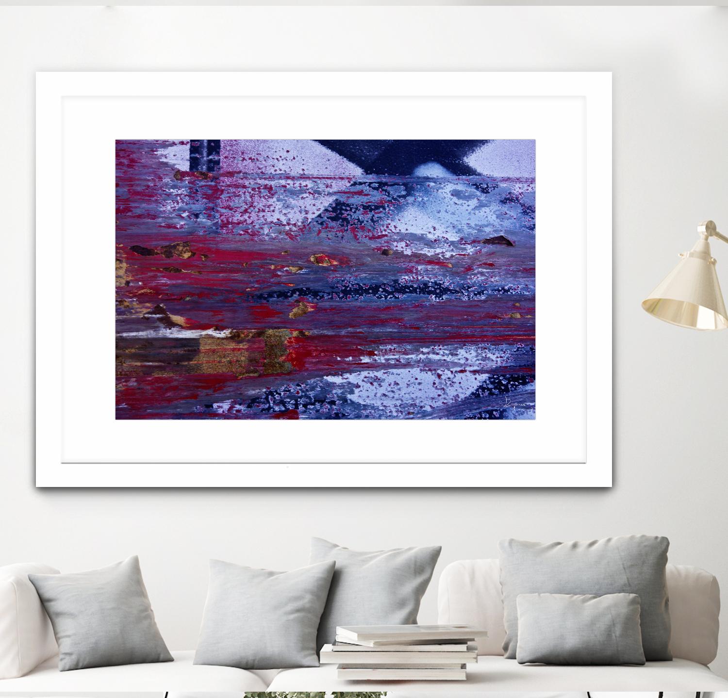 We Meet Halfway II by Jean-François Dupuis on GIANT ART - purple abstract
