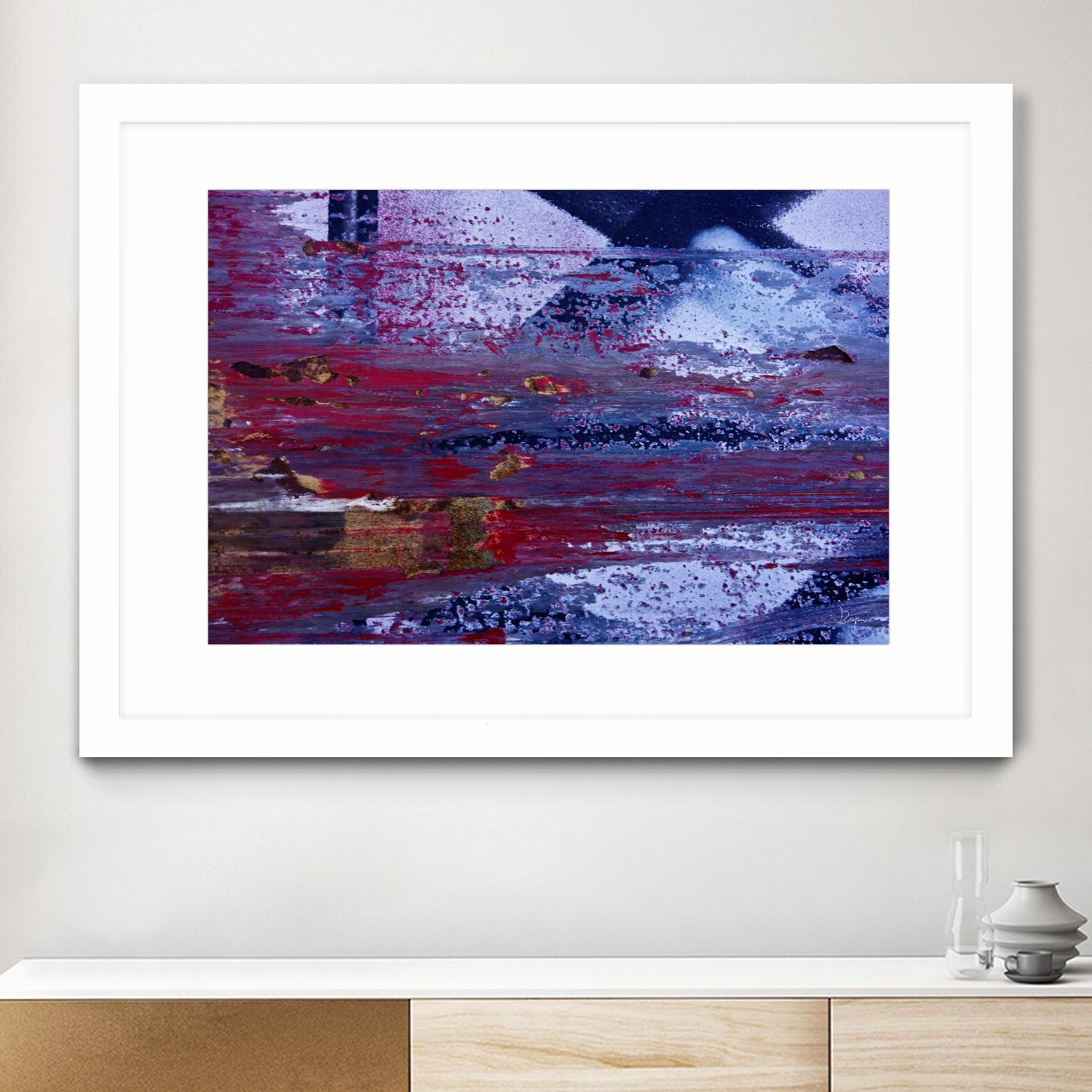 We Meet Halfway II by Jean-François Dupuis on GIANT ART - purple abstract