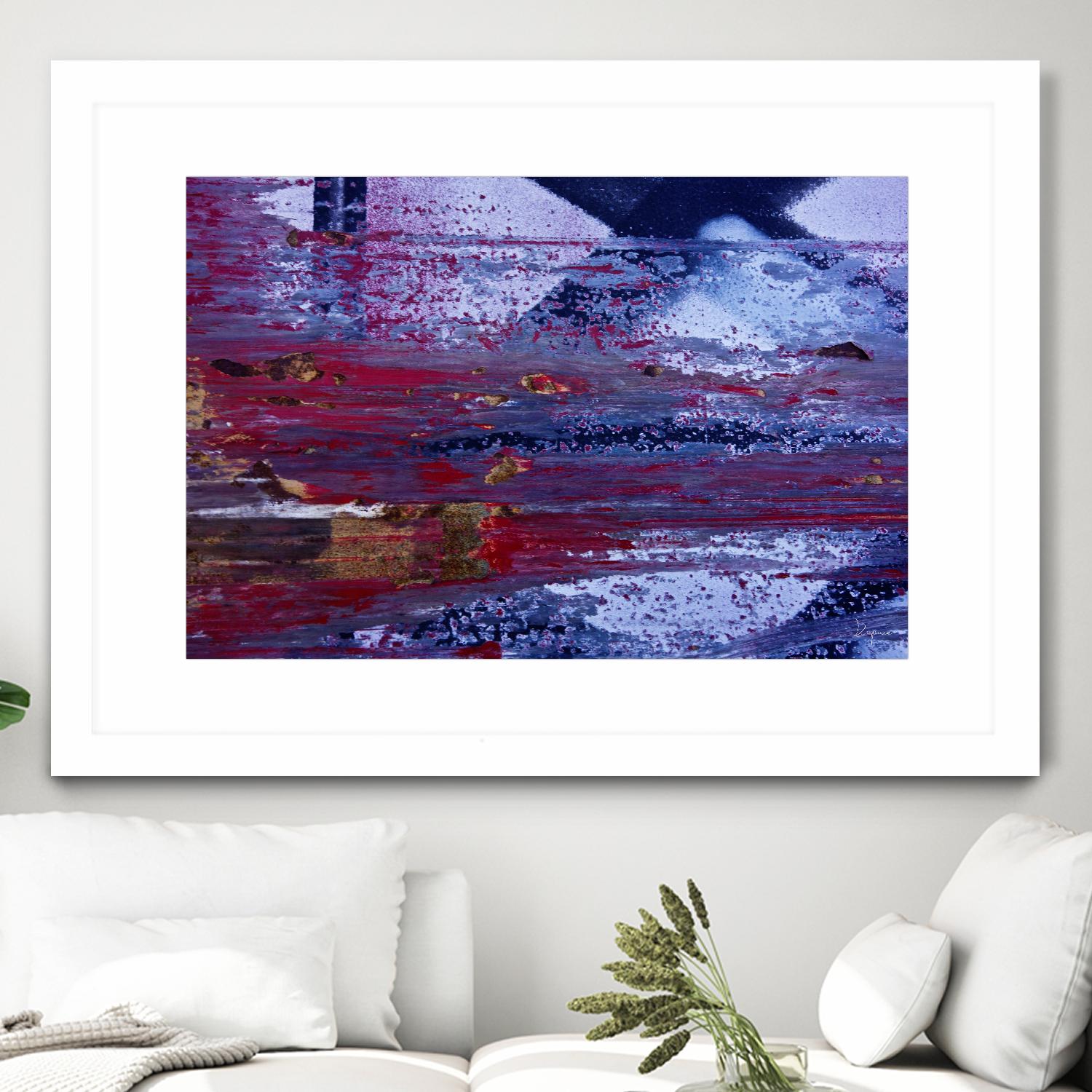 We Meet Halfway II by Jean-François Dupuis on GIANT ART - purple abstract