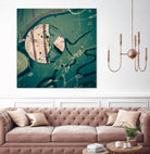 Contrast in Metal III by Jean-François Dupuis on GIANT ART - pink abstract rust