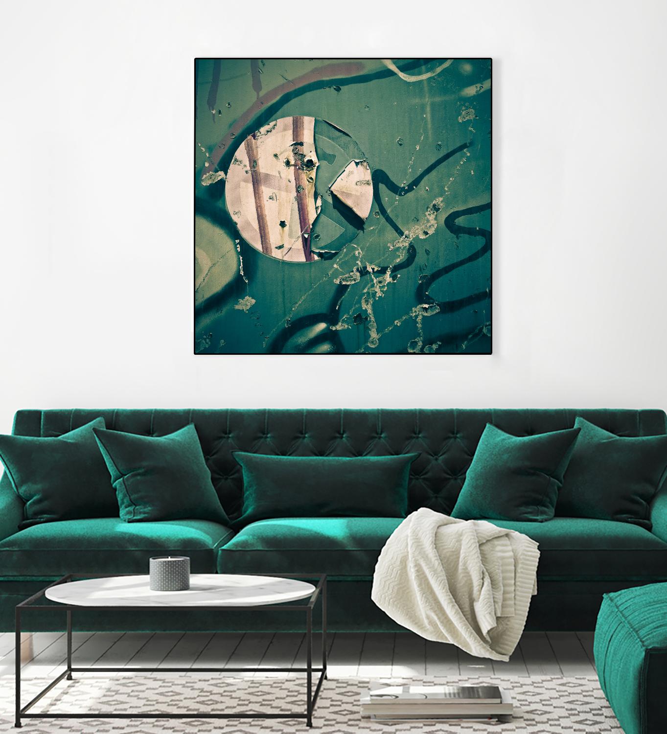 Contrast in Metal III by Jean-François Dupuis on GIANT ART - pink abstract rust