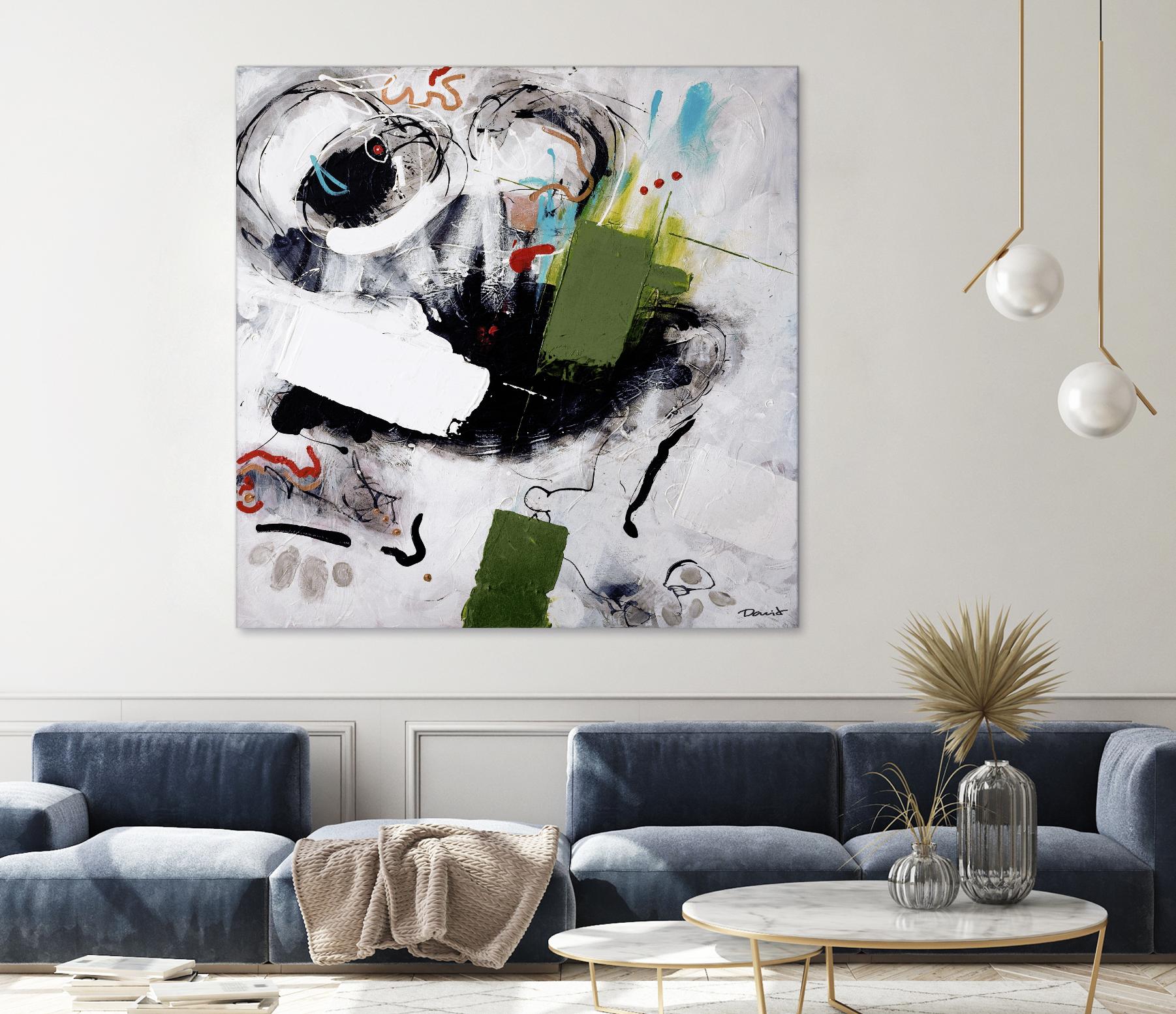 Kérouac by Pierre David on GIANT ART - green abstract