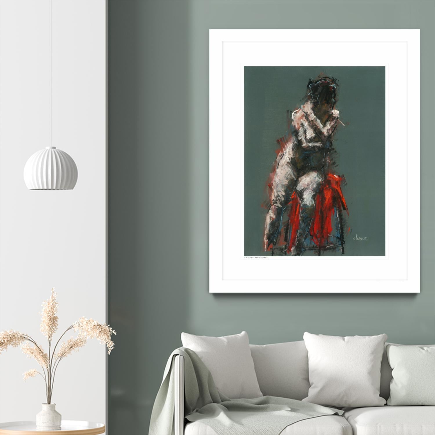 Hadel by Jacques Clement on GIANT ART - red nude