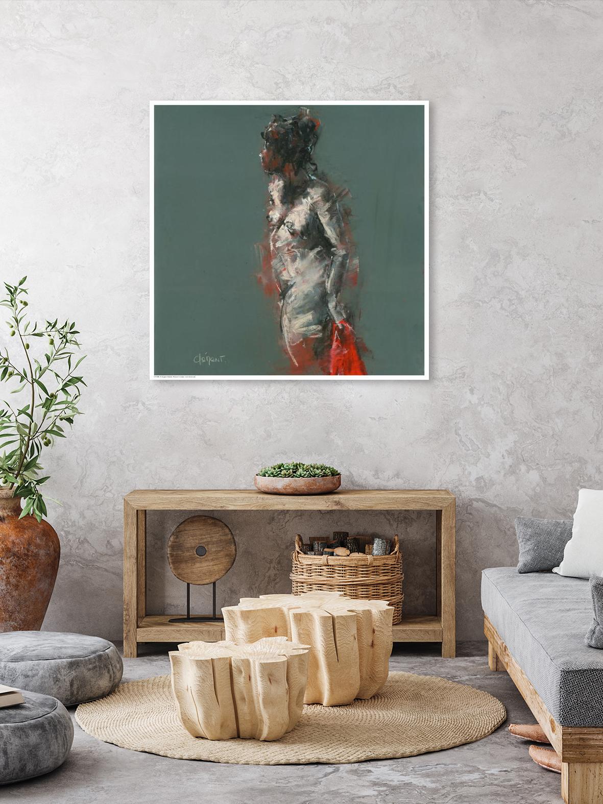 Adale by Jacques Clement on GIANT ART - red nude