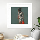 Adale by Jacques Clement on GIANT ART - red nude