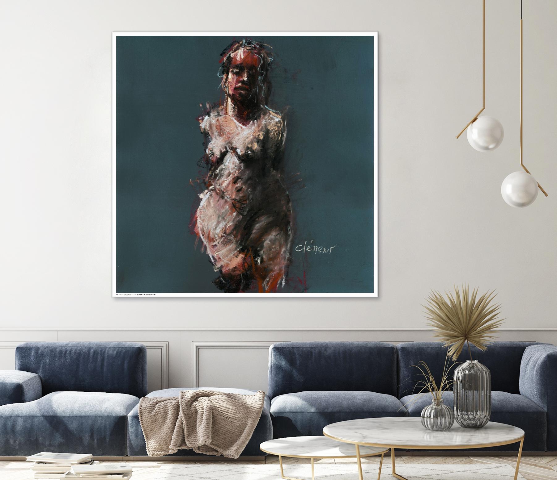 Emary by Jacques Clement on GIANT ART - beige nude