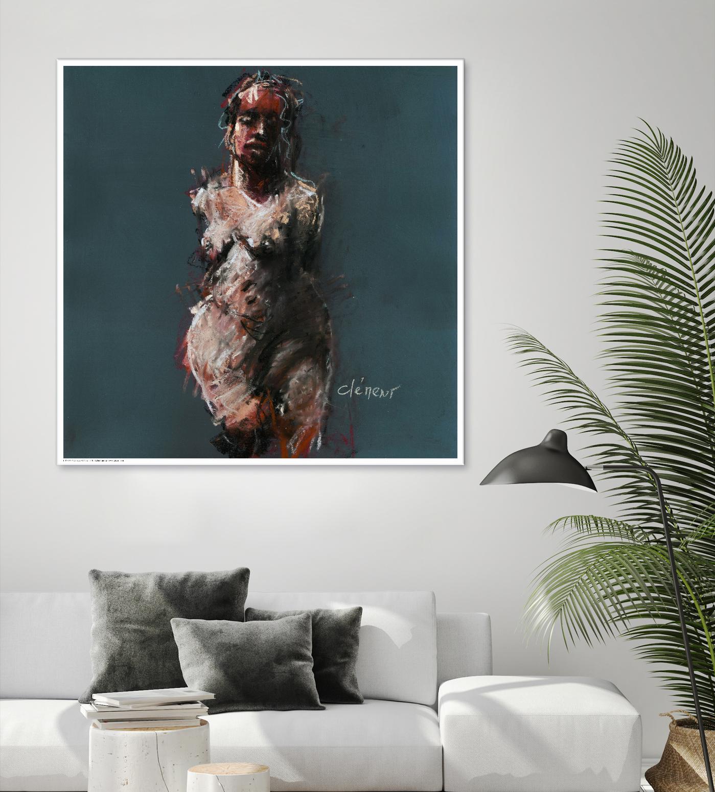 Emary by Jacques Clement on GIANT ART - beige nude