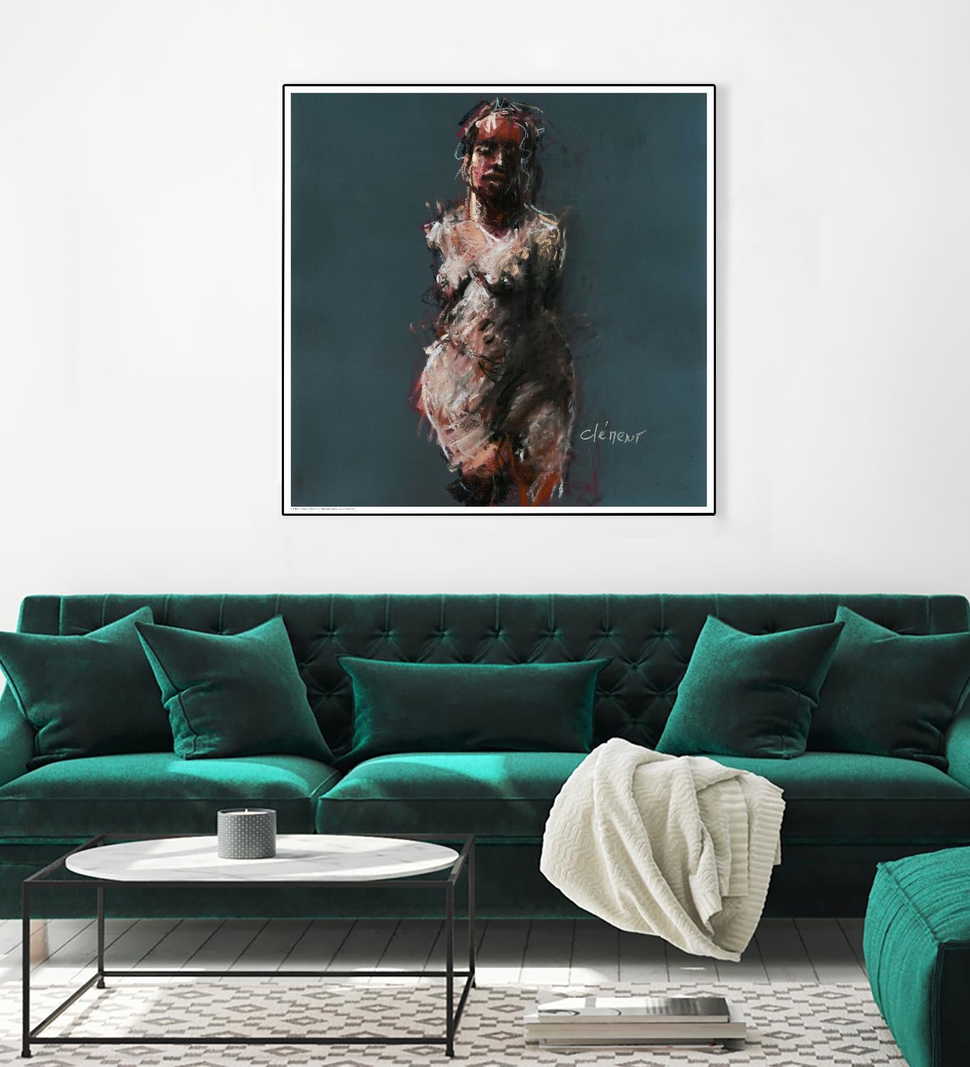 Emary by Jacques Clement on GIANT ART - beige nude