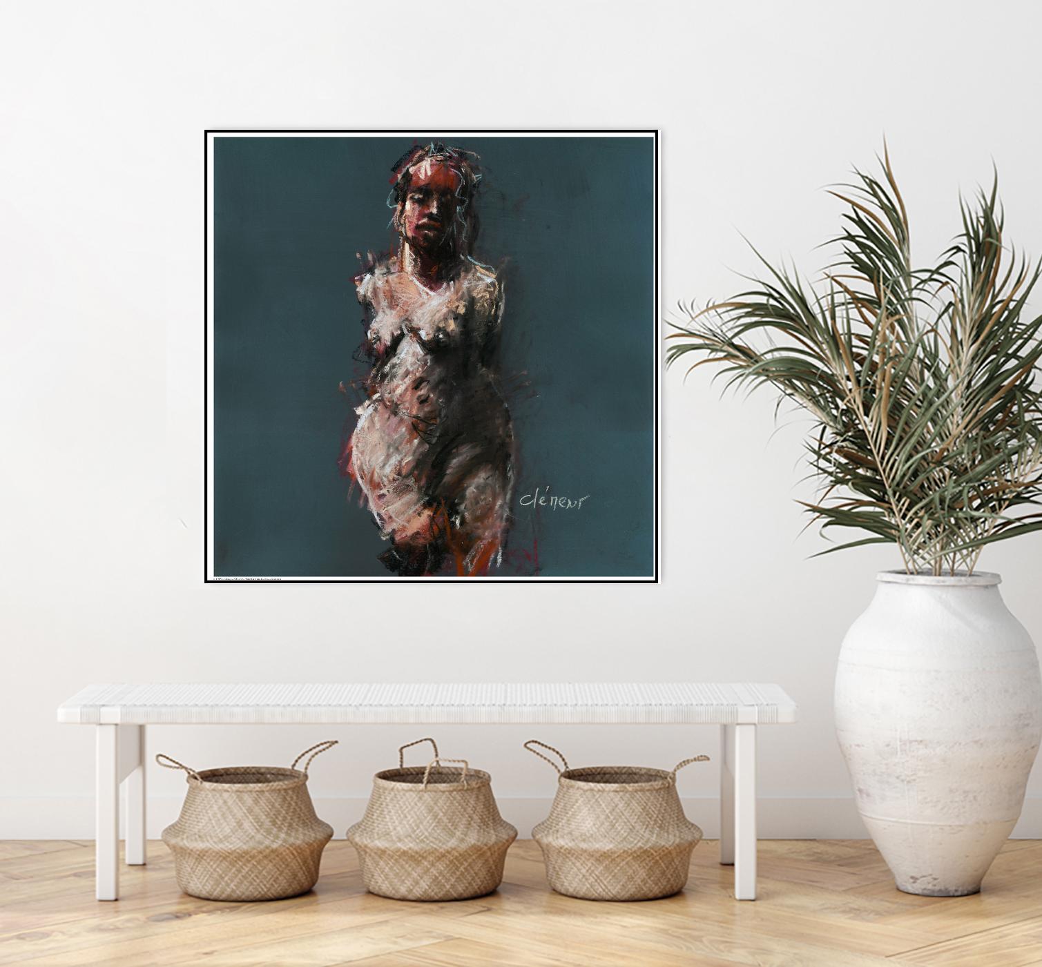 Emary by Jacques Clement on GIANT ART - beige nude