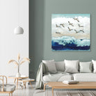 12 avril 2013 by Marie Claprood on GIANT ART - white costal mouettes