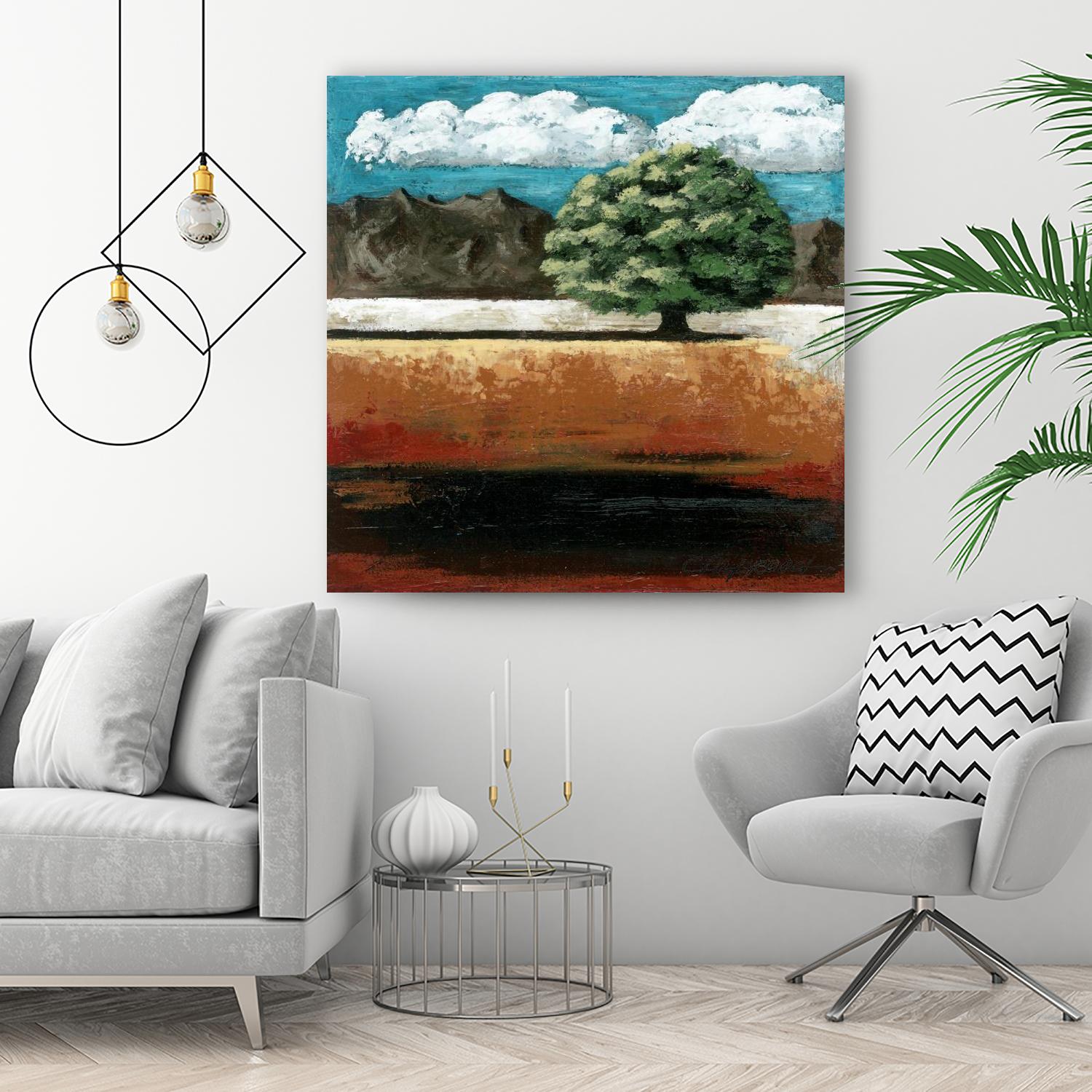 25 juin 2015 by Marie Claprood on GIANT ART - orange landscape tree