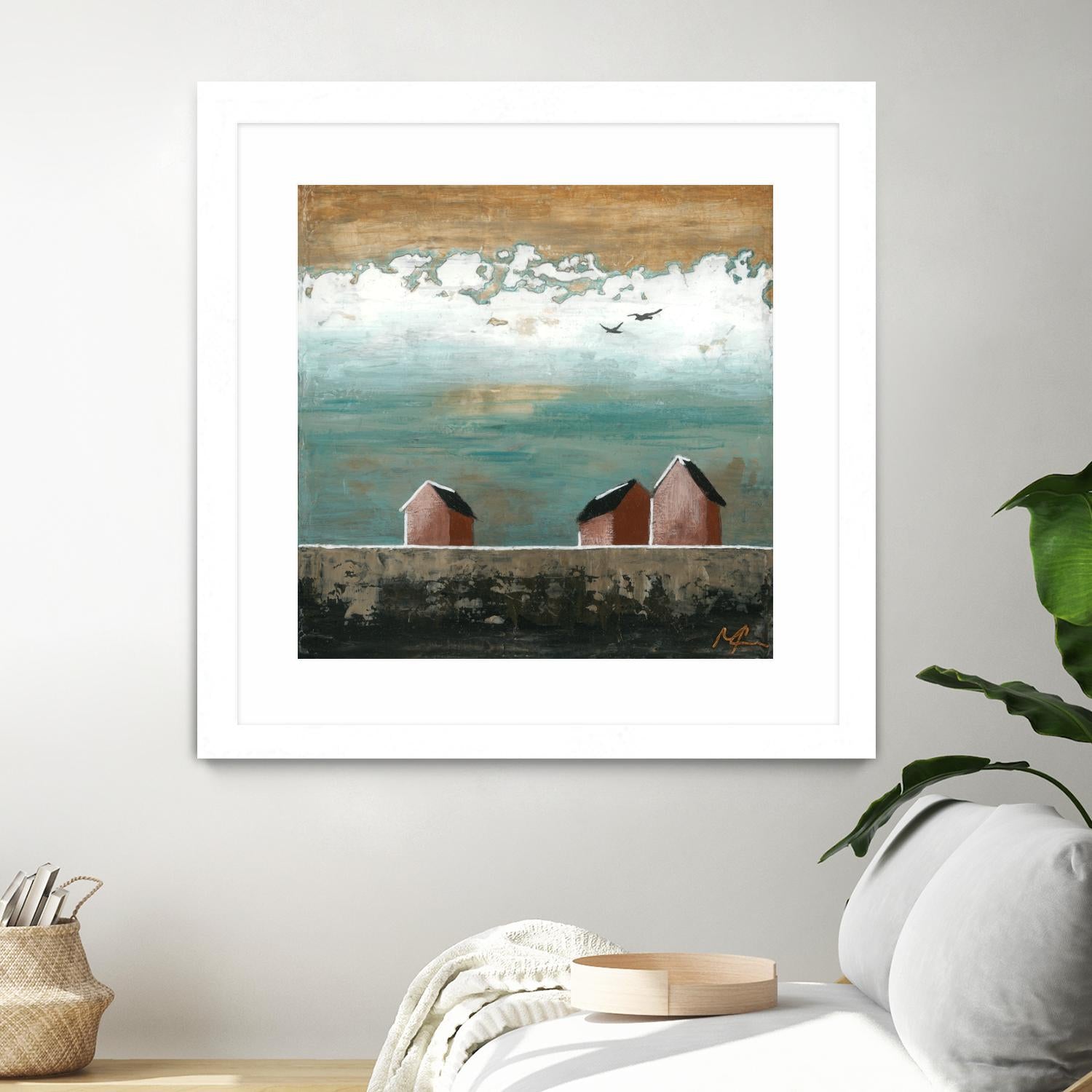 Plaine espace by Marie Claprood on GIANT ART - white landscape