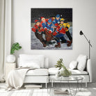 Un rêve by Nicole Laporte on GIANT ART - red figurative glace