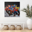 Un rêve by Nicole Laporte on GIANT ART - red figurative glace