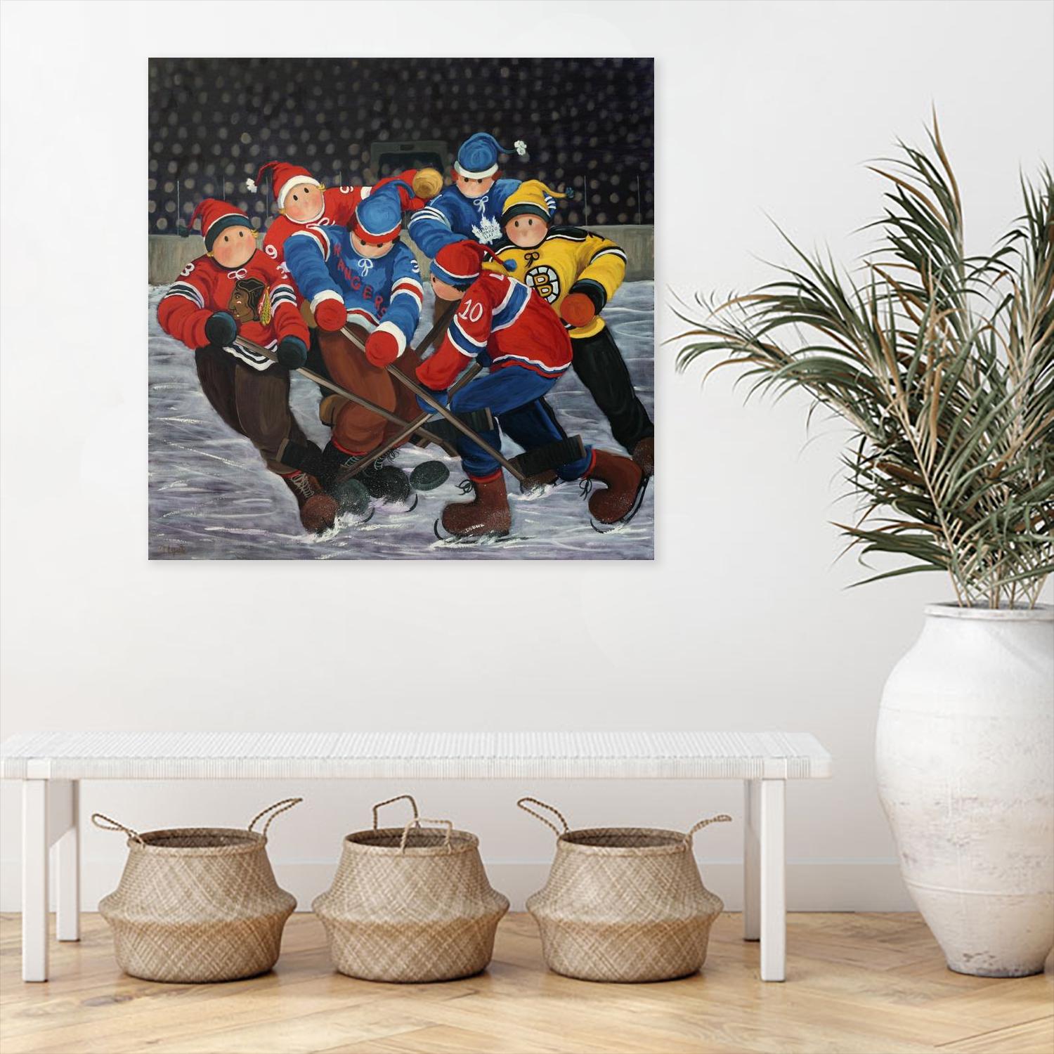 Un rêve by Nicole Laporte on GIANT ART - red figurative glace