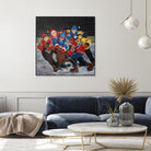 Un rêve by Nicole Laporte on GIANT ART - blue winter scenes