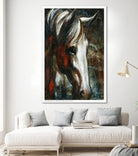 Little White Angel by Marie Andrée Leblond on GIANT ART - red animals