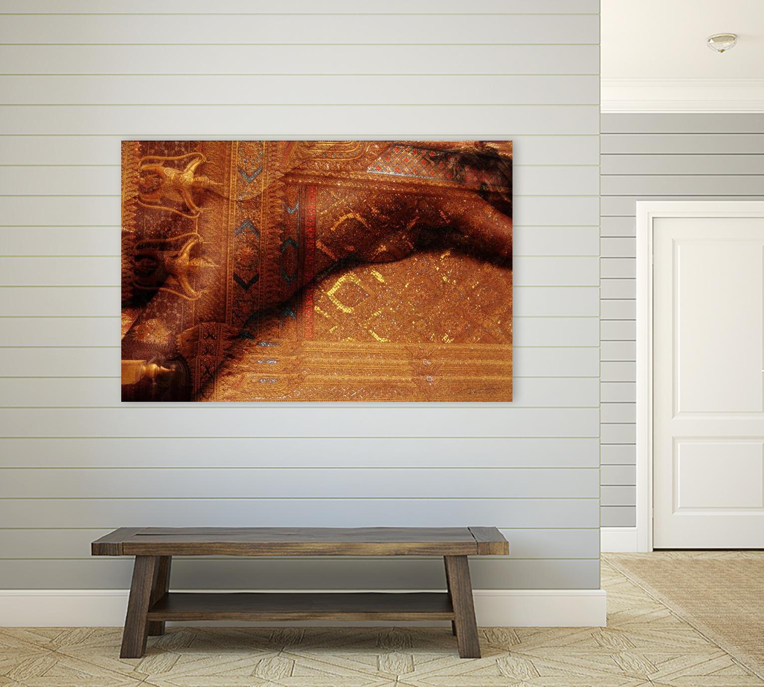 Behind Gold by Daniel Stanford on GIANT ART - orange photo art