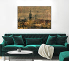 City building I by Jean-François Dupuis on GIANT ART - yellow city scene