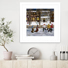 Sans titre by Nicole Laporte on GIANT ART - red winter scenes
