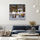 Sans titre by Nicole Laporte on GIANT ART - red winter scenes
