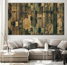 Urban Patchwork II by Jean-François Dupuis on GIANT ART - beige city scene