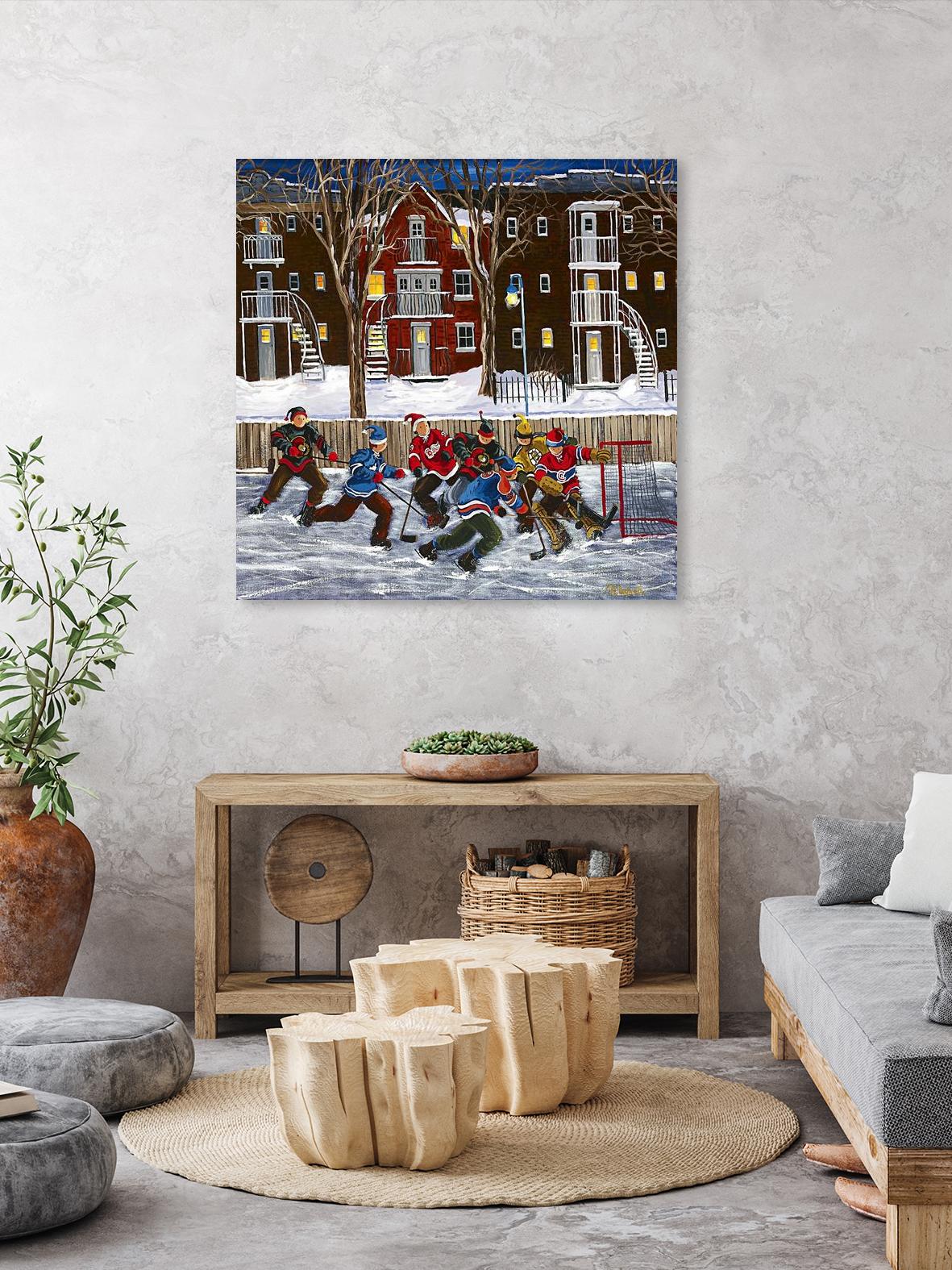 After School 1 by Nicole Laporte on GIANT ART - white art for kids  artistes du québec