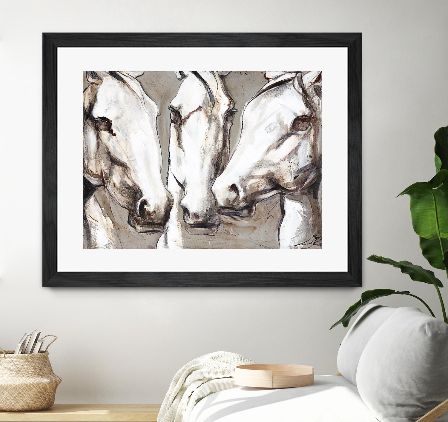 Ghosts of the past by Marie Andrée Leblond on GIANT ART - white animals artistes du québec