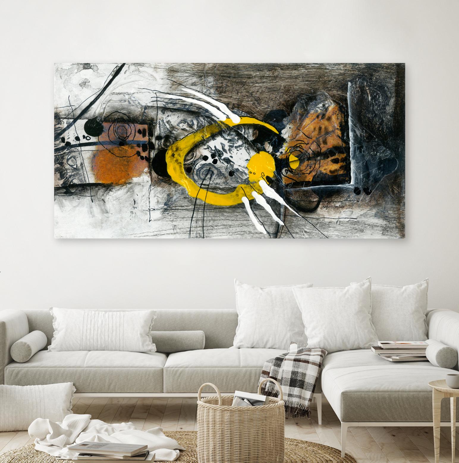 Griffé by Sylvie Cloutier on GIANT ART - grey abstract