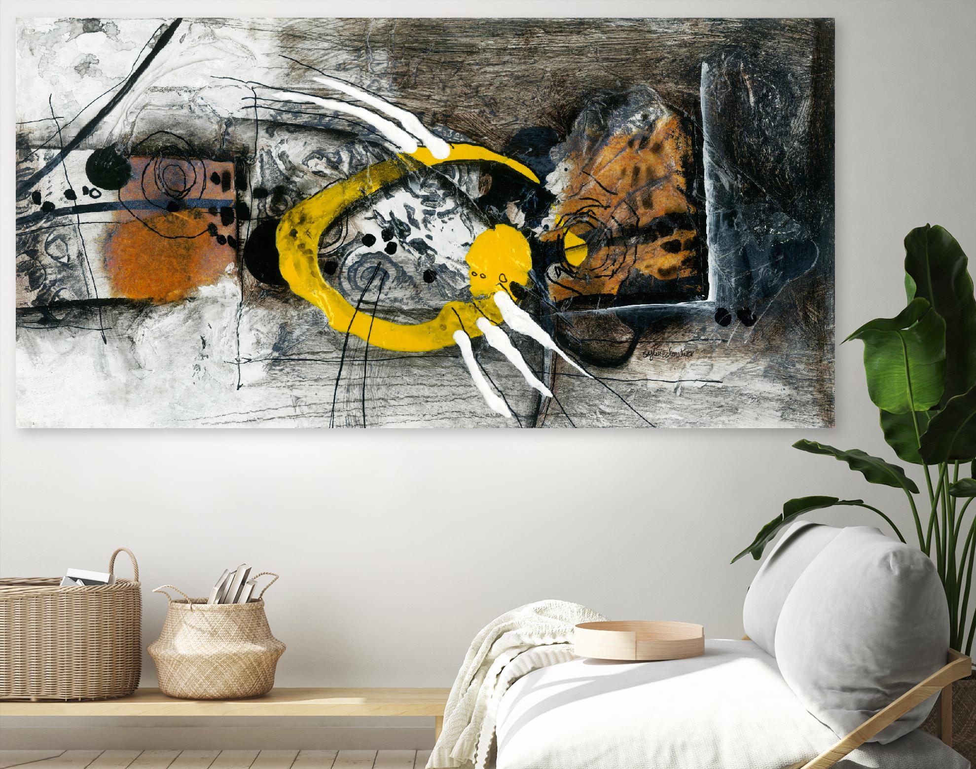 Griffé by Sylvie Cloutier on GIANT ART - grey abstract