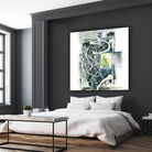 Sans titre by Sylvie Cloutier on GIANT ART - green abstract