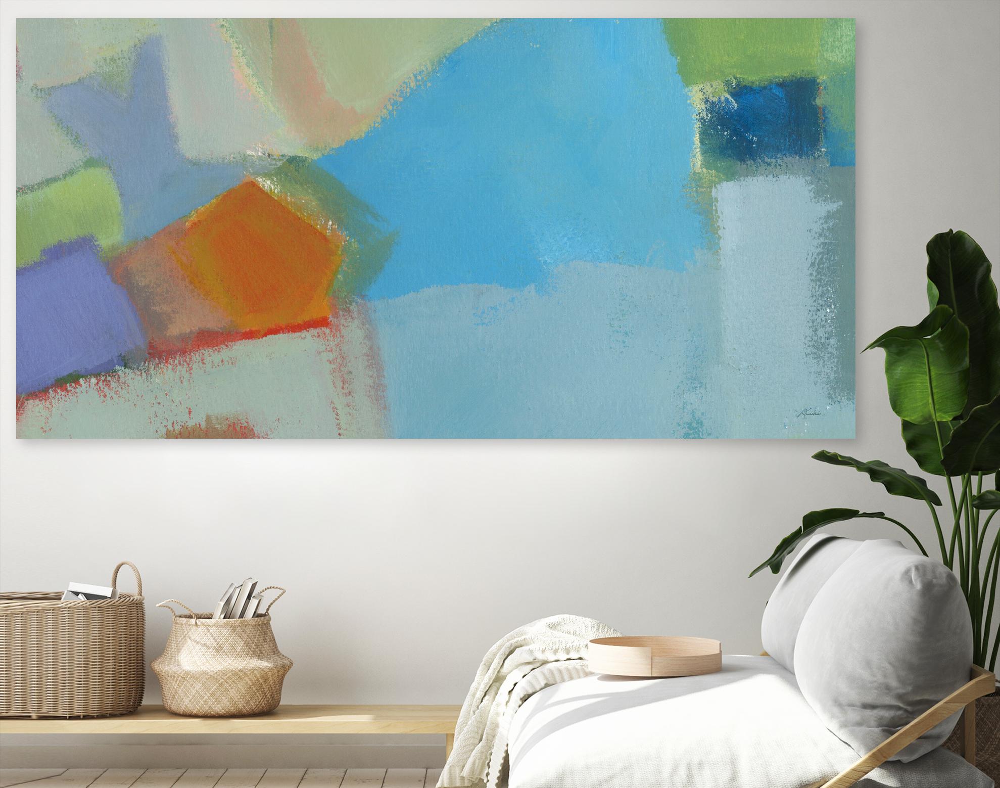 Abstraction 2 by Diane Lambin on GIANT ART - green abstract