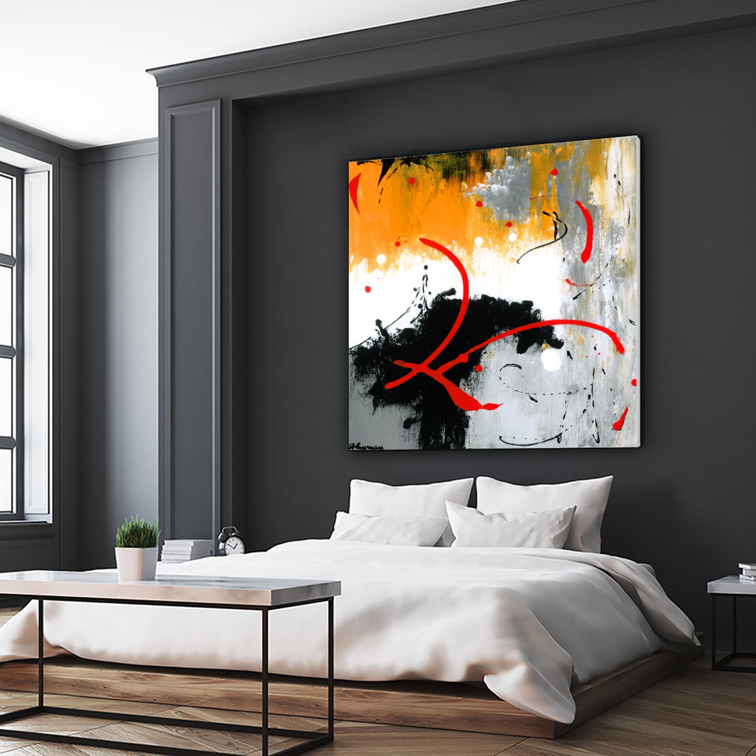 Les liens by Carole St-Germain on GIANT ART - black abstract