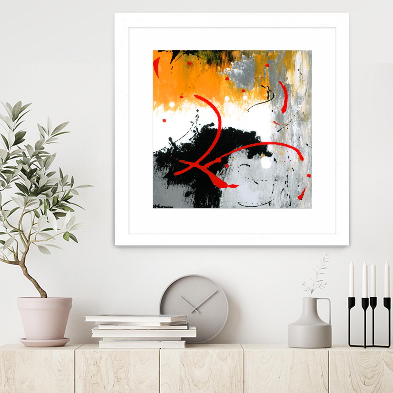 Les liens by Carole St-Germain on GIANT ART - black abstract