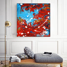 Mon automne by Carole St-Germain on GIANT ART - red abstract