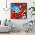 Mon automne by Carole St-Germain on GIANT ART - red abstract